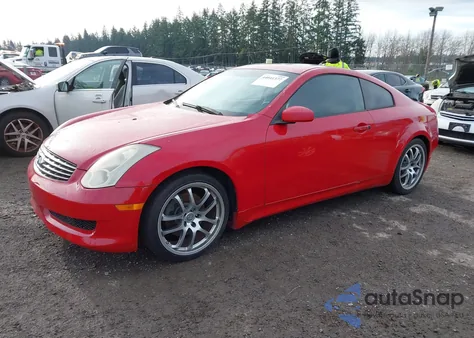 2007 Infiniti G35 z USA, uszkodzony, nr VIN JNKCV54E67M905491